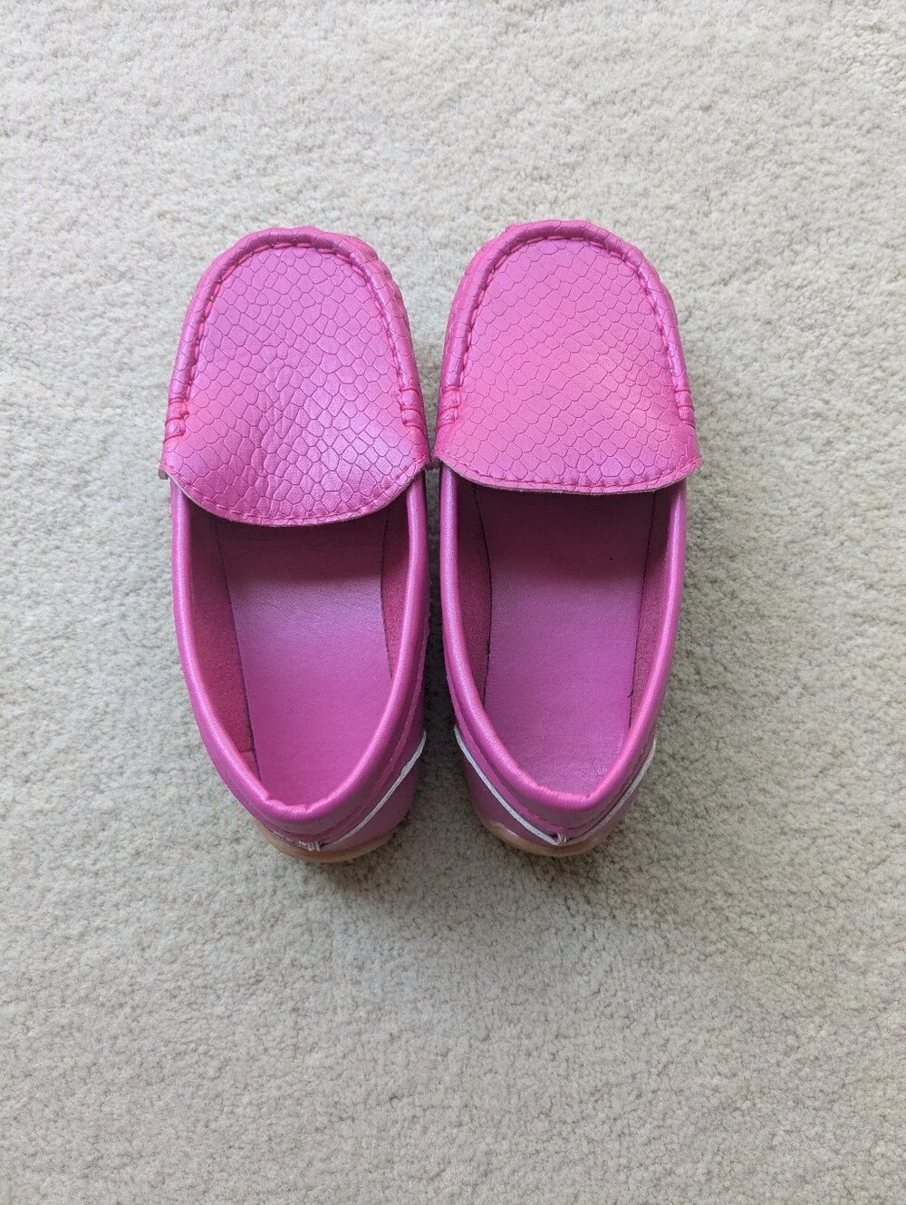 Brand New Pink Loafers Moccasins - Girls EU 28 / US 11